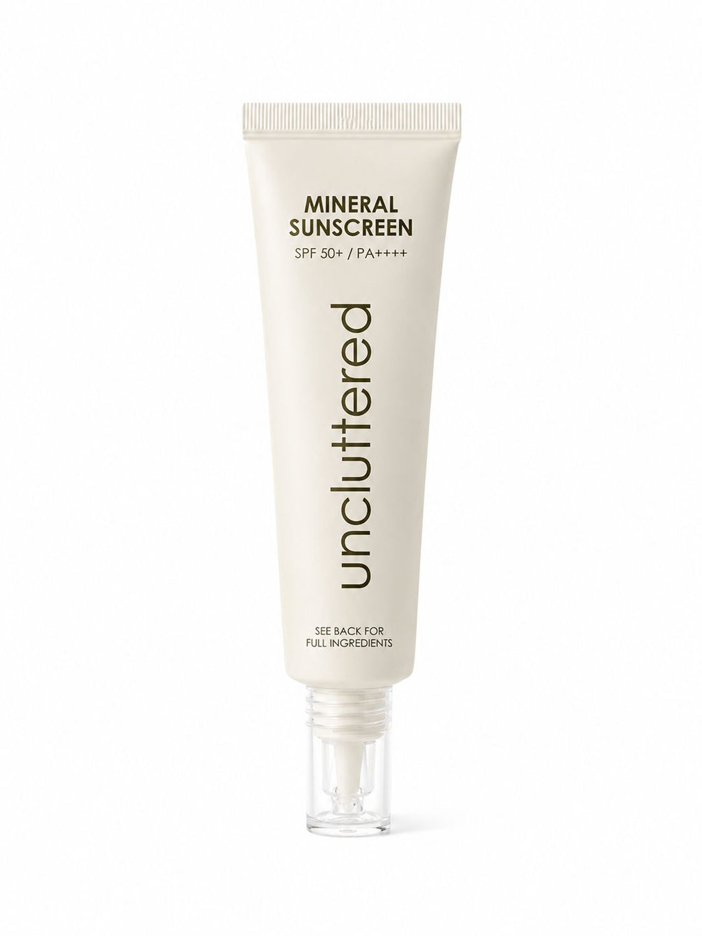uncluttered Mineral Sunscreen SPF 50+ PA++++