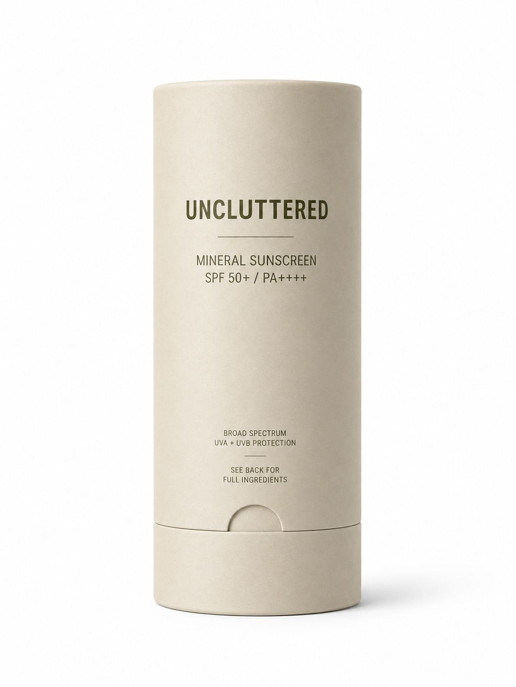 uncluttered Mineral Sunscreen SPF 50+ PA++++