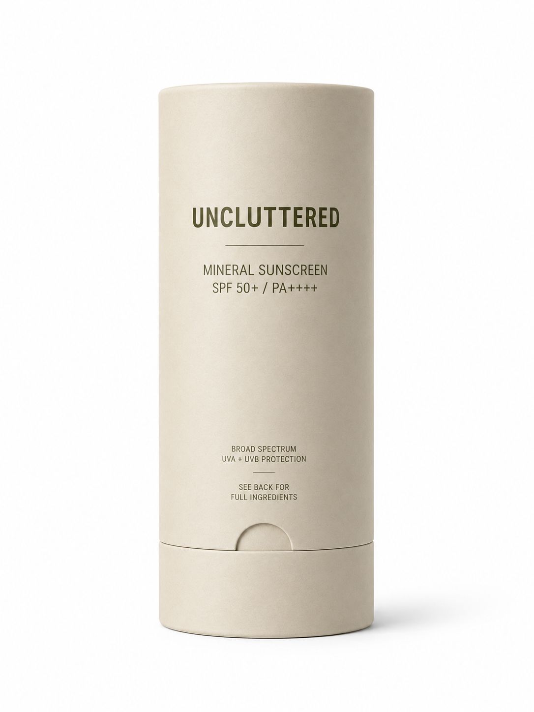 uncluttered Mineral Sunscreen SPF 50+ PA++++