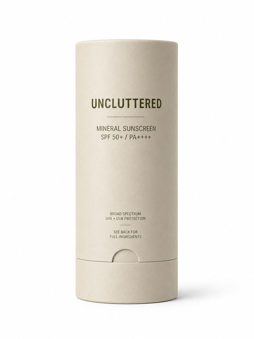 uncluttered Mineral Sunscreen SPF 50+ PA++++